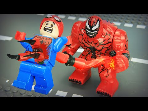 Super Shopping Spider-man vs Carnage ft Venom Black Friday Sales | Lego Stop Motion