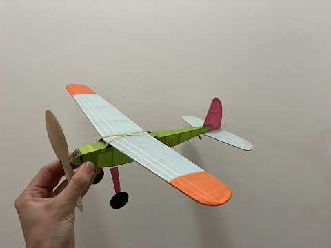 Chameleon Indoor Rubber-Powered Model Airplane