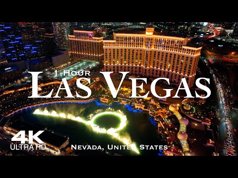 [4K] LAS VEGAS 2026 🇺🇸 1 Hour Drone Aerial Film | Nevada NV USA United States of America