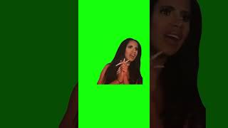 Cardi B “Oh My God What Is That?”  Green Scree