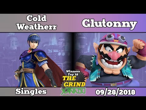 The Grind 45 SL|ColdWeatherr (Marth) vs Glutonny (Wario) Winners Top 32