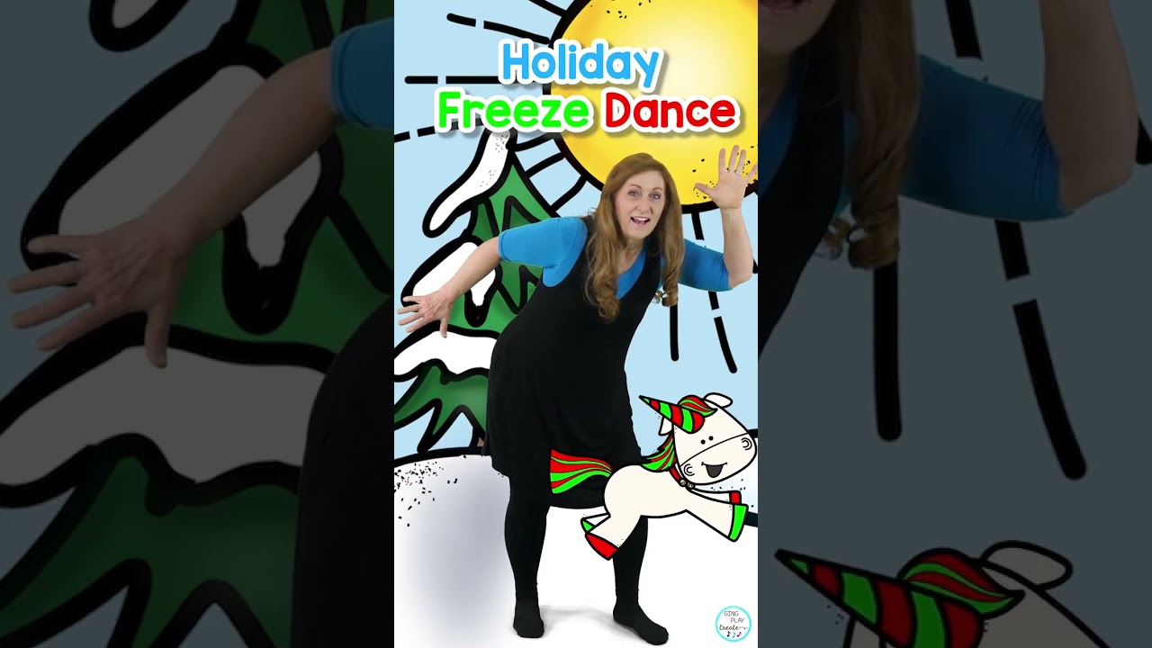 Holiday Freeze Dance, Brain Break, Exercise, Movement Activity #shorts