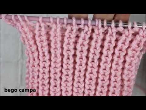 TWO NEEDLES: 2 in 1 continental style knitting