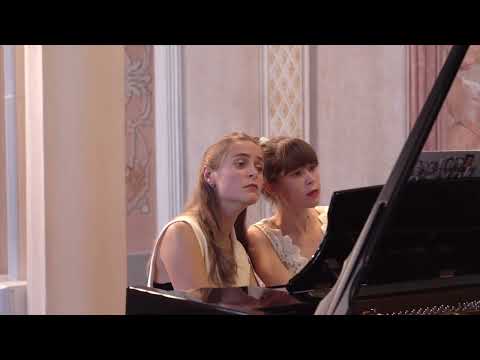 F. Schubert - Sonata for piano duet B-flat major  D.617 (Churbanova Piano Duo)