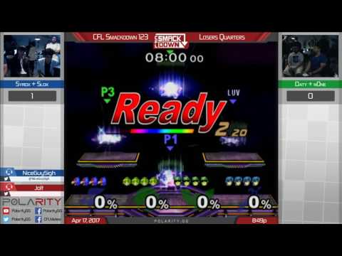 CFL Smackdown 123 Melee - Syrox + Slox vs Oaty + N0ne - Doubles Losers Quarters