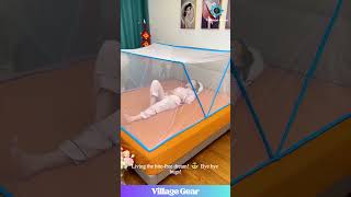 INSTANT Mosquito Fort! 🤯 This Bed Gadget is LIFE CHANGING! #gadget #lifehack #mosquito #amazing