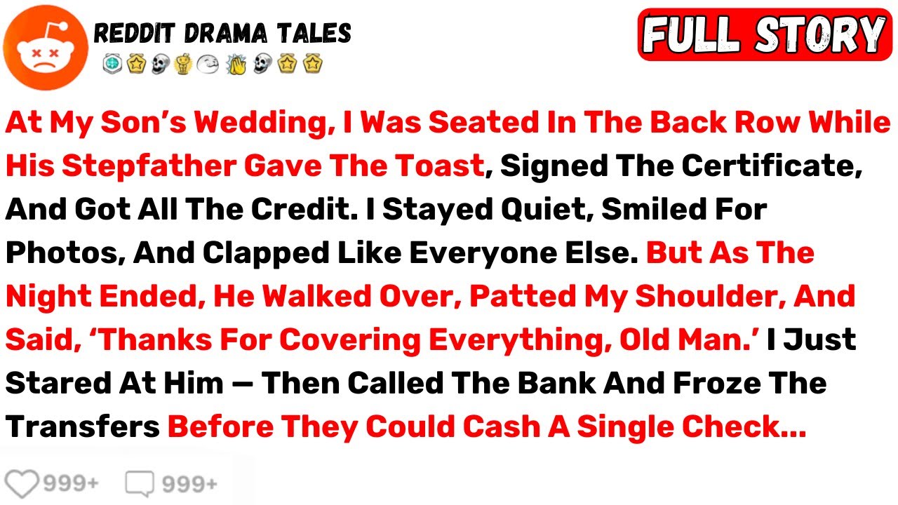 At My Son’s Wedding, I Was Seated In The Back Row While His Stepfather Gave... - Best Reddit Stories