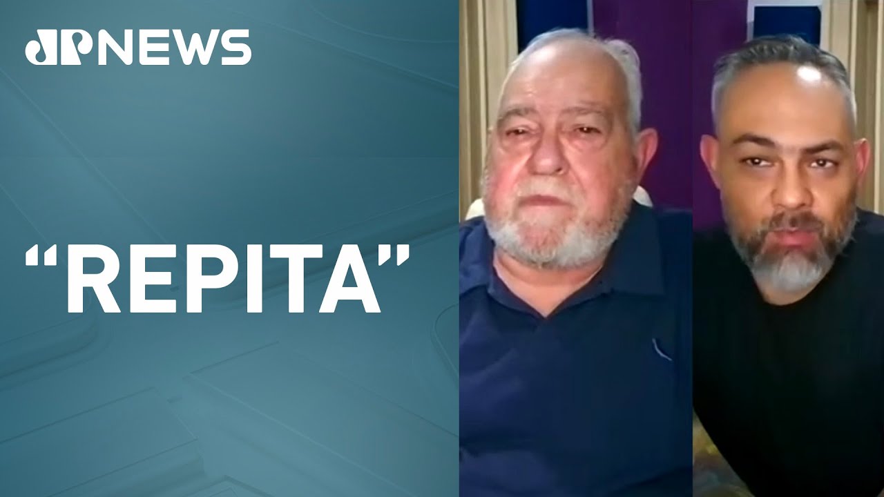 Roberto e Leonardo Muller, ex-apresentadores da Jovem Pan, prestam homenagem ao ‘Seo Tuta’