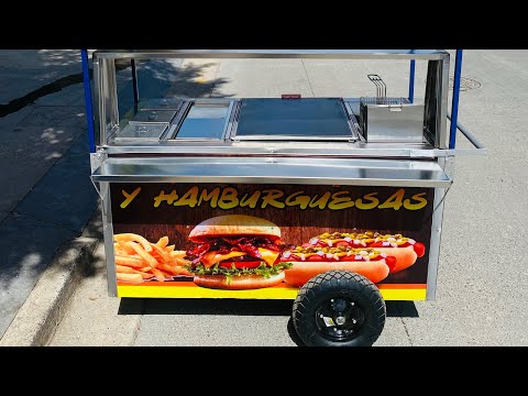 carrito para hot dog y hamburguesas económico