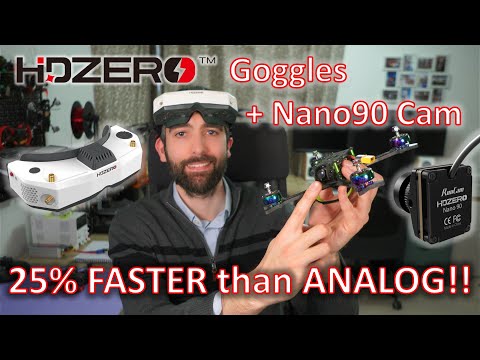 This Goggle WINS Drone Racing // HDZero Goggles + Nano90 Camera Full Review + Testing
