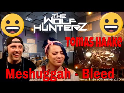Meshuggah - Bleed - Tomas Haake - Wincent Drumsticks | THE WOLF HUNTERZ Reactions