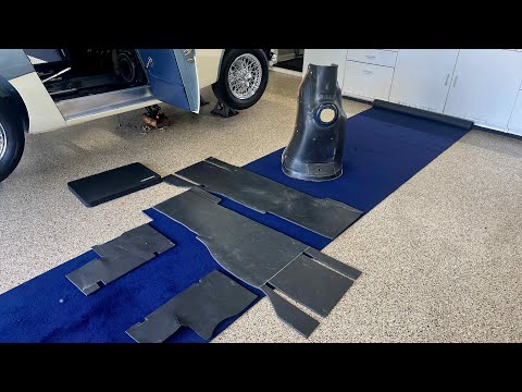 Austin Healey Carpet and MLV  video tutorial installation.