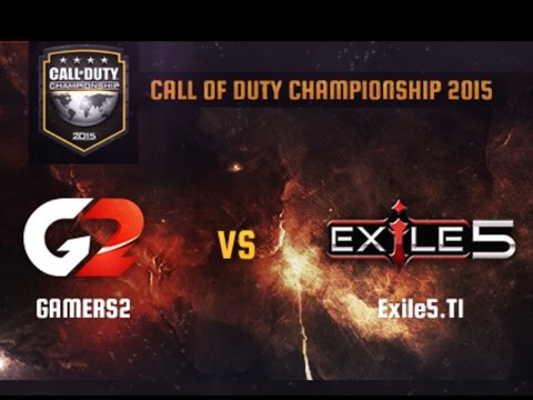Gamers2 vs Exile5.T1 -CoD Championship 2015 | Fase de Grupos