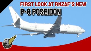 A New RNZAF Boeing P-8 Poseidon Flys Past