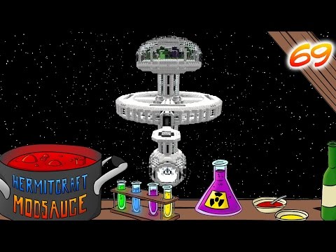 Minecraft Mods - ModSauce - SPACE STATION COMPLETE! ( Hermitcraft Modded Minecraft E69 )