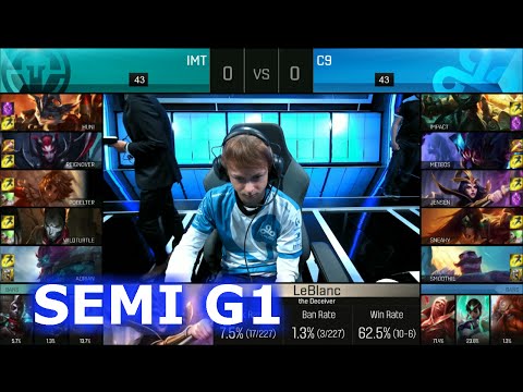 Immortals vs Cloud 9 | Game 1 Semi Finals S6 NA LCS Summer 2016 PlayOffs | IMT vs C9 G1 SF 1080p