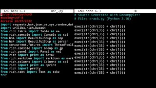 Download the video "Decompile marshal, hex, pyc, zlib, base64, lambda"