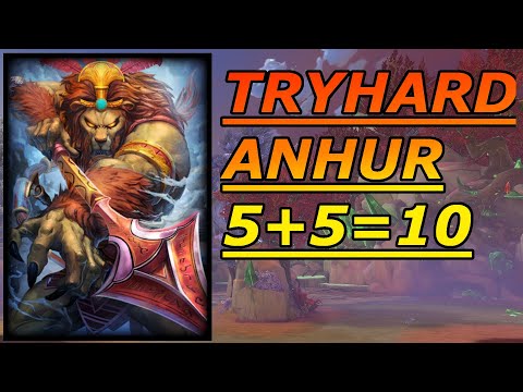 WHEN 5+5=10 YOU GET TRYHARD ANHUR! - Masters Ranked 1v1 Duel - SMITE