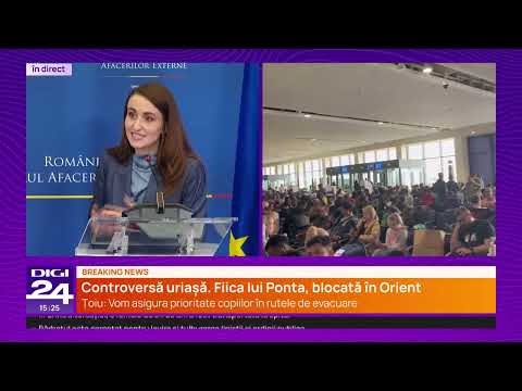 Ponta acuză că fata sa a fost dată jos din avionul din Oman spre țară. Reacția ministrei de Externe