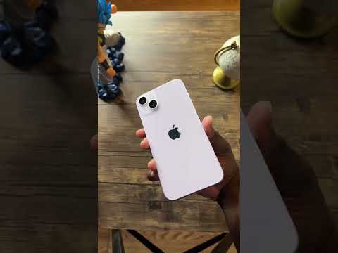 iPhone 14 Plus REAL Unboxing (Purple) #shorts