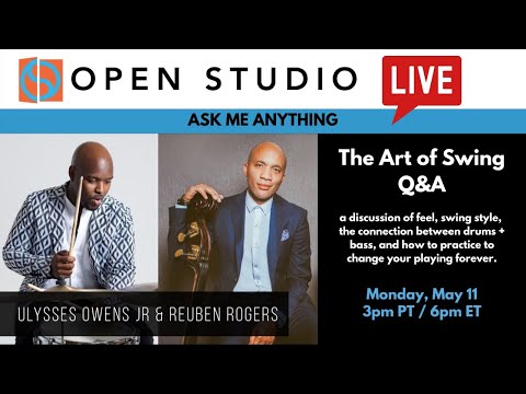 The Art of Swing: A Q&A w/ Ulysses Owens Jr. & Reuben Rogers