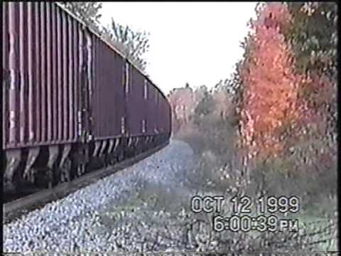 CP Rail Coal Train on the St-Lawrence Sub 10-12-1999