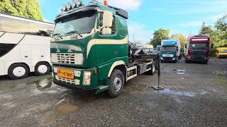 Volvo FH12 6X2 460Hp Kran HIAB XS 122 E-4 HIDUO Liftachse 10 Tires hook lift truck | Image 4 - Autoline