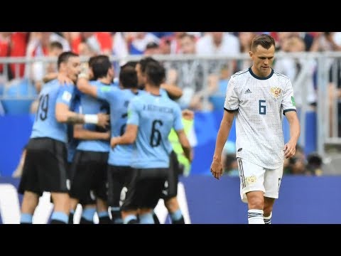 Fans react as Uruguay beat Russia 3 0, to finish top of Group A