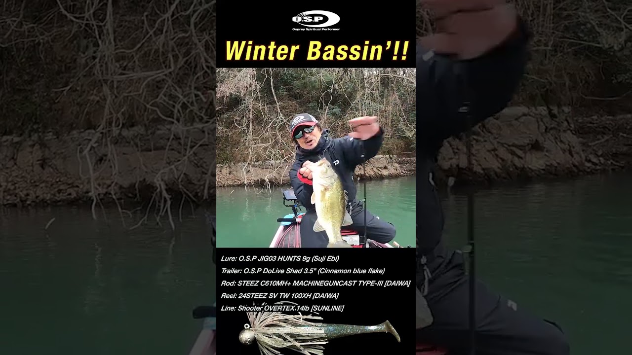 T並木ウインターバッシング！相模湖で貴重な１本をキャッチ！ #fishing  #bassfishing #バス釣り