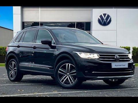 Approved Used Volkswagen Tiguan 2.0 TDI Elegance SCR 4M DSG in Black -DA23EWG- Wrexham Volkswagen