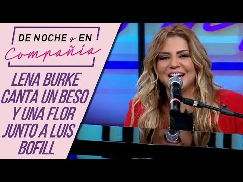Lena Burke canta Un beso y una flor junto a Luis Bofill