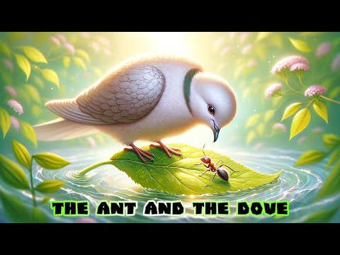THE ANT AND THE DOVE | One Good Turn Deserves Another #kindness #payitforward #englishlearning