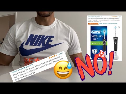 ❌ AMAZON FAIL ❌ UNBOXING brosse à dents ORAL-B VITALITY 100 📦 (j'arrête de suivre les avis Amazon !)