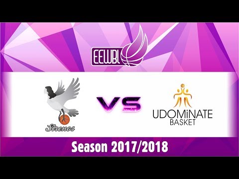 Hoptrans Sirenos vs Udominate Basket - EEWBL 10.12.17. Riga