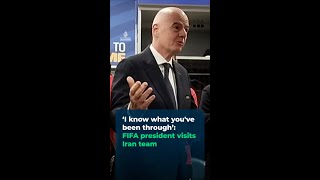 FIFA Chief Visits Iran Team After World Cup Draw With New Zealand