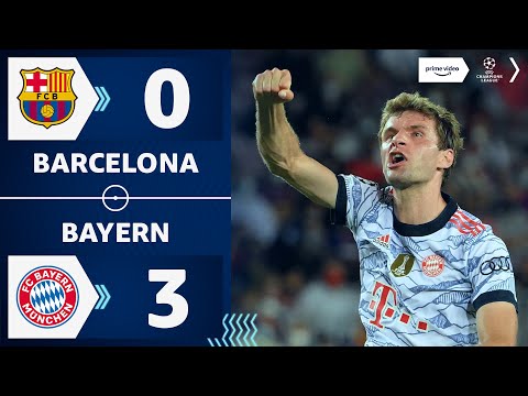 Müller-Rekord bei Auftaktsieg | Barcelona 0:3 Bayern | Highlights - Champions League | Prime Video