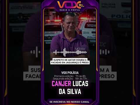 CRIME 🚨 SUSPEITO DE HOMICÍDIO É PRESO EM JAGUARAÇU! #Polícia #MinasGerais #Ipatinga #VOX97fm