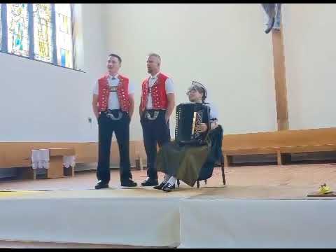 EJF ZUG 2023, Jodelduett Andreas Meier & Peter Berweger. Begleitung Brigitte Schmid