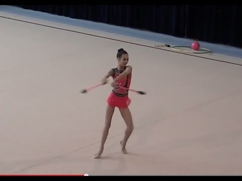GRAND PRIX POLSKI Gdynia 2014 Julia Wiśniewska maczugi