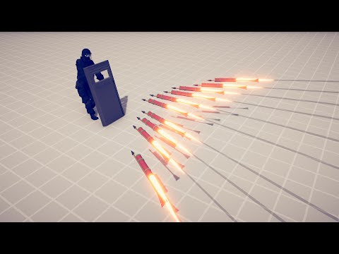 SHIELD vs 10x EVERY RANGED UNIT - Totally Accurate Battle Simulator