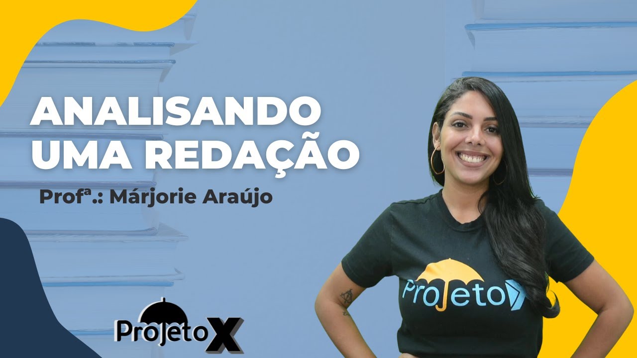 ANALISANDO UMA REDAÇÃO | REDAÇÃO | Prof.: MÁRJORIE ARAÚJO | Ao Vivo