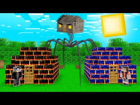 KORKUNÇ EV VS EV! 😱 - Minecraft