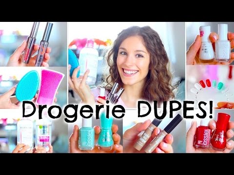 7 günstige Drogerie DUPES ♡ Benefit|Essie|TangleTeezer|Bioderma |BarbieLovesLipsticks