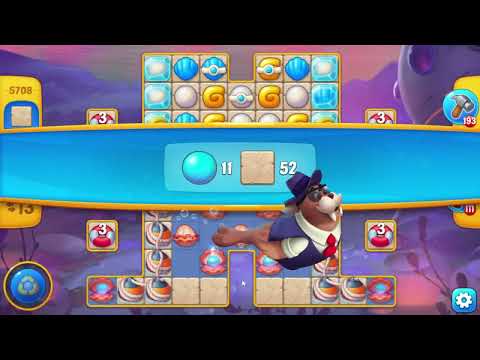 Fishdom 5708 Level - 13 moves - NO BooSTERS