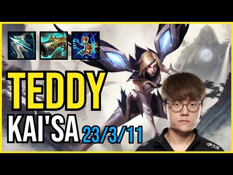 TEDDY - KAI'SA vs. MISS FORTUNE ADC | KR GRANDMASTER | PATCH 10.25