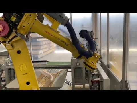 Automatic tool change robot FANUC R2000 iC sample