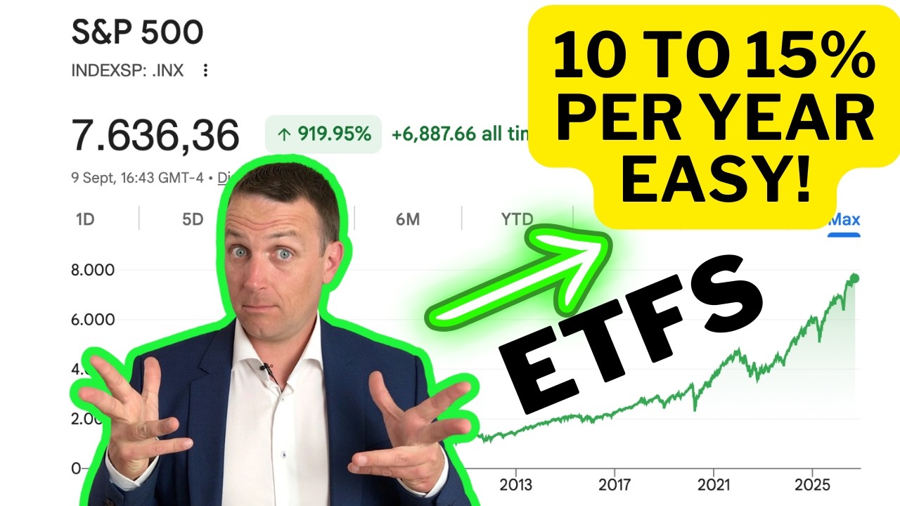 Easy ETF Index Funds Set And Forget Investing Strategy For Next 10 to 20 Years!