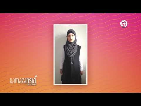 Ramazanski program - Zejneb Čorbeg (8 godina, Novi Travnik)