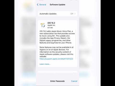 Ios latest update #apple #iphone #ios15 ios 15.2 update