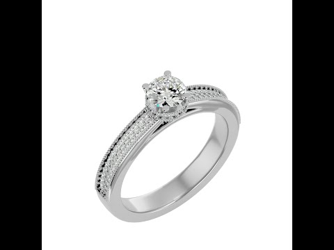 Inel de Logodna Impressive Pave White Aur 18k Pure Diamonds - Lida